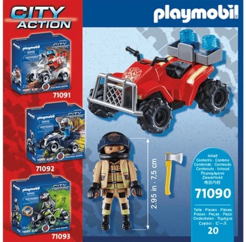 PLAYMOBIL 71090 Pożarniczy Speed Quad - obrazek 3