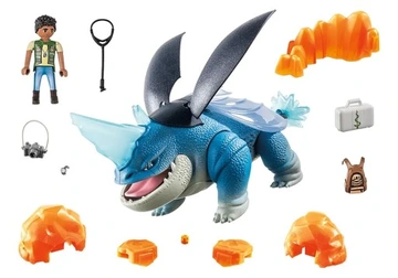 PLAYMOBIL 71082 Dragons: The Nine Realms - Plowhorn & D'Angelo - obrazek 2