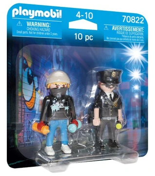 PLAYMOBIL 70822 DuoPack Policjant i grafficiarz