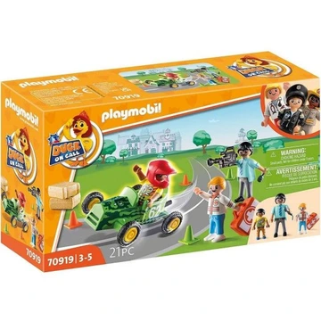 PLAYMOBIL 70919 Duck on Call Akcja ratunkowa. Pomóż kierowcy rajdowemu!