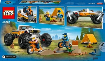 LEGO 60387 CITY Przygody samochodem terenowym z napędem 4x4 - obrazek 3