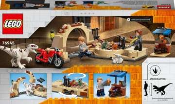 LEGO 76945 JURASSIC WORLD Atrociraptor Dinosaur: Bike Chase - obrazek 4