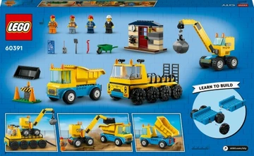 LEGO 60391 CITY Ciężarówki i dźwig z kulą wyburzeniową - obrazek 3