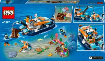 LEGO 60377 CITY Łódź do nurkowania badacza - obrazek 3