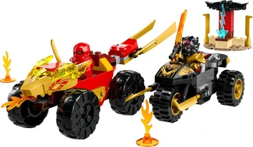 LEGO 71789 NINJAGO Bitwa samochodowo-motocyklowa między Kaiem a Rasem - obrazek 2