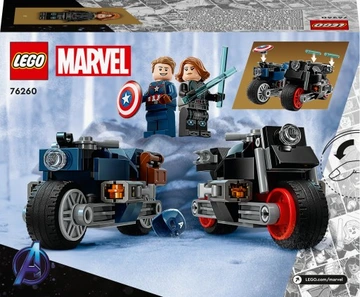 LEGO 76260 MARVEL Motocykle Czarnej Wdowy i Kapitana Ameryki - obrazek 3