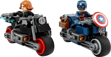 LEGO 76260 MARVEL Motocykle Czarnej Wdowy i Kapitana Ameryki - obrazek 2