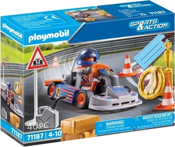 PLAYMOBIL 71187  Kierowca Kartingowy Zestaw Upominkowy