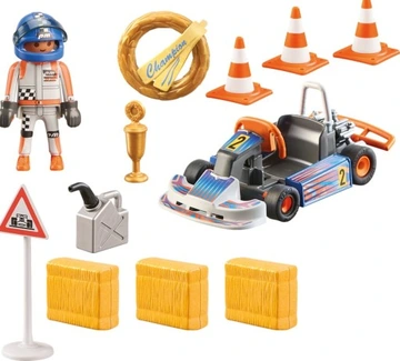 PLAYMOBIL 71187 Kierowca Kartingowy Zestaw Upominkowy - obrazek 2