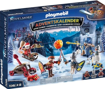 PLAYMOBIL 71346 Kalendarz adwentowy Novelmore - Bitwa na śniegu