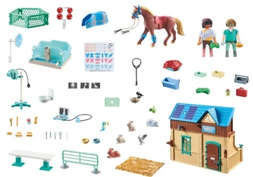 PLAYMOBIL 71352 Hipoterapia i lecznica zwierząt - obrazek 3