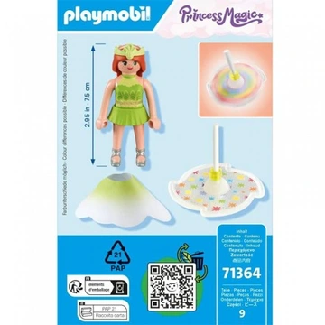PLAYMOBIL 71364 Niebiański tęczowy bączek z księżniczką - obrazek 3