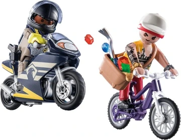PLAYMOBIL 71255 Starter Pack Jednostka specjalna ze złodziejem biżuterii - obrazek 2