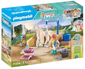 PLAYMOBIL 71354 Isabella i Lioness z myjnią dla koni