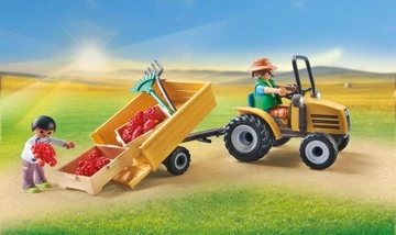 Playmobil 71442 Traktor z przyczepą i zbiornikiem na wodę - obrazek 3