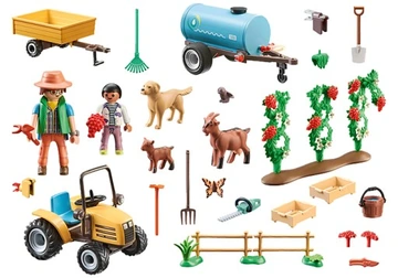 Playmobil 71442 Traktor z przyczepą i zbiornikiem na wodę - obrazek 4
