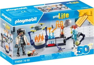 Playmobil 71450 Naukowiec z robotami