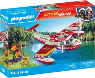 Playmobil 71463 Samolot straży pożarnej z funkcją gaszenia pożaru