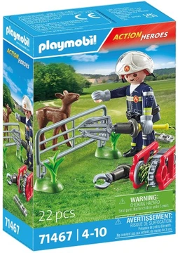 Playmobil 71467 Straż pożarna - Ratowanie zwierząt