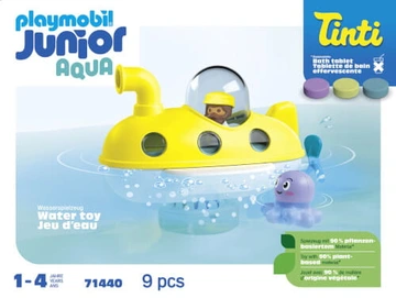 Playmobil71440 JUNIOR & Tinti: Kolorowa łódź podwodna - obrazek 3
