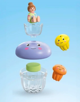 Playmobil71439 JUNIOR & Tinti: Rodzina kolorowych meduz - obrazek 2