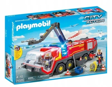 Playmobil 71371 Pojazd strażacki na lotnisku ze światłem