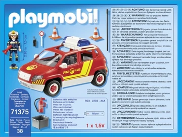 Playmobil 71375 Samochód komendanta straży pożarnej - obrazek 3