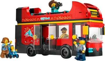 LEGO CITY 60407 Czerwony, piętrowy autokar - obrazek 2