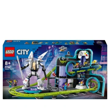 LEGO CITY 60421 Park Świat Robotów z rollercoasterem