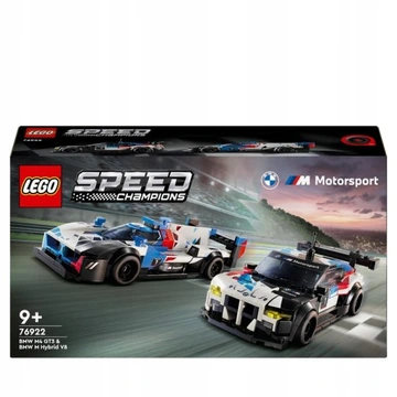 LEGO SPEED CHAMPIONS 76922 Samochody wyścigowe BMW M4 GT3 & BMW M Hybrid V8