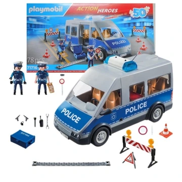 PLAYMOBIL 71716 Samochód policyjny z blokadą drogową