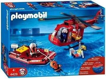 Playmobil 4428 Helikopter ratowniczy z pontonem