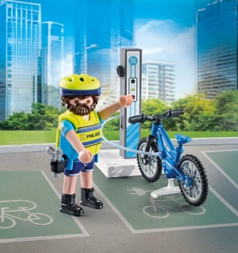 PLAYMOBIL 71732 Rowerowy patrol policji - obrazek 2