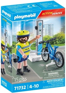 PLAYMOBIL 71732 Rowerowy patrol policji