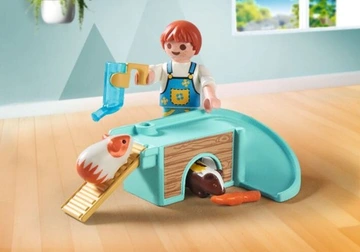 PLAYMOBIL 71746 Chłopiec ze świnką morską - obrazek 2