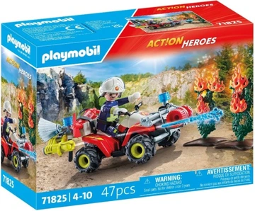 PLAYMOBIL 71825 Quad straży pożarnej w akcji
