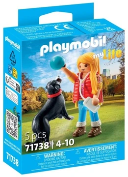 PLAYMOBIL 71738 Dziewczynka z psem pasterskim