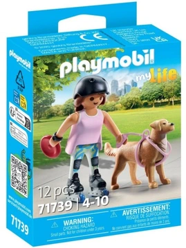 PLAYMOBIL 71739 Skaterka z retriverem