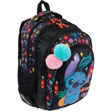 Plecak 4 komorowy Stitch Black Aloha St.Majewski