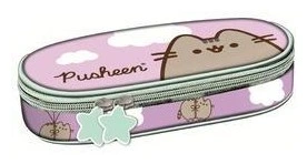 Piórnik saszetka usztywniony z klapką Pusheen Violet