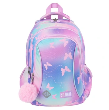 Plecak 3 komorowy Pink Butterflies St.Majewski