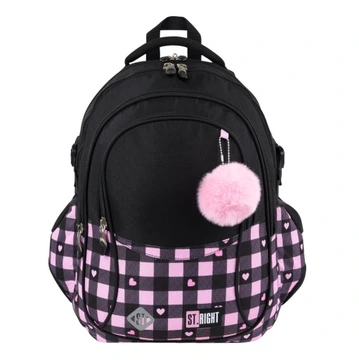 Plecak 4 komorowy Pink Checkered St.Majewski
