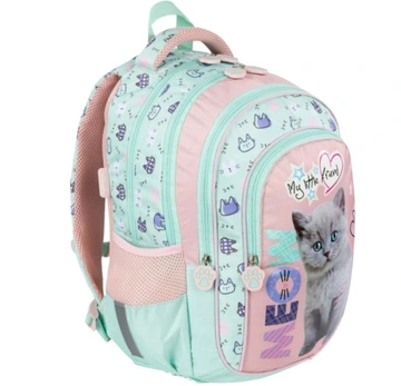 Plecak 4 komorowy BPL58 My little friend Fluffy Kitty St.Right