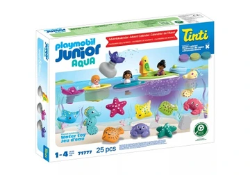 PLAYMOBIL 71777 JUNIOR & Tinti: Kalendarz adwentowy kolorowa kąpiel
