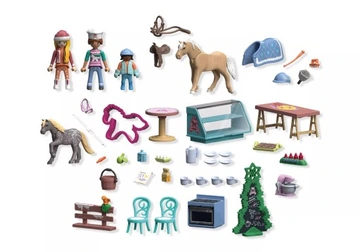 PLAYMOBIL 71952 Świąteczne wypieki w kawiarni jeździeckiej - obrazek 2