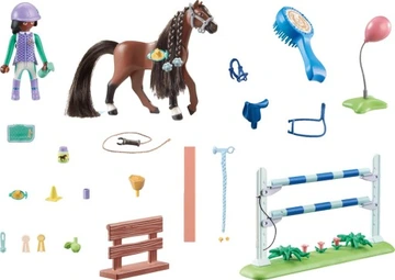 PLAYMOBIL 71355 Zoe i Blaze z przeszkodami - obrazek 2