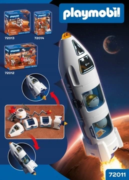 PLAYMOBIL 72014 Astronauta ESA z robotem - obrazek 3