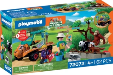 PLAYMOBIL 72072 Opiekun zwierząt z pojazdem