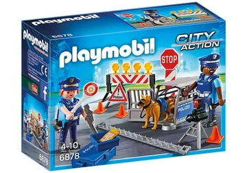 PLAYMOBIL 6878 Blokada policyjna