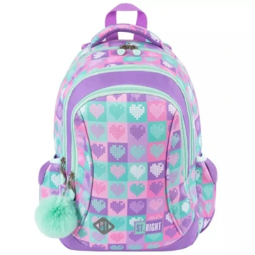 Plecak 3-komorowy BP-26 Candy Hearts St.Majewski